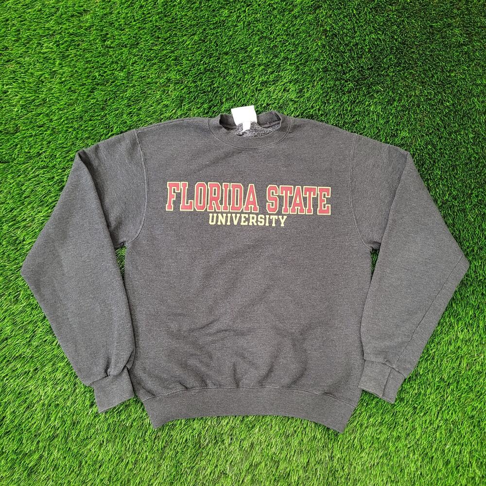 Champion Florida State-University Sweatshirt Small 20x24 Black